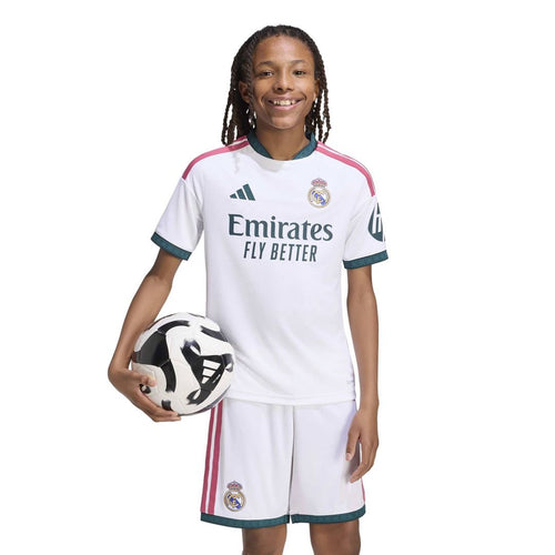 Real Madrid adidas Youth 2026/27 Home Replica Jersey - White