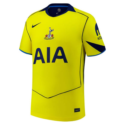 Tottenham Hotspur Nike 2025/26 Third Replica Custom Jersey - Yellow