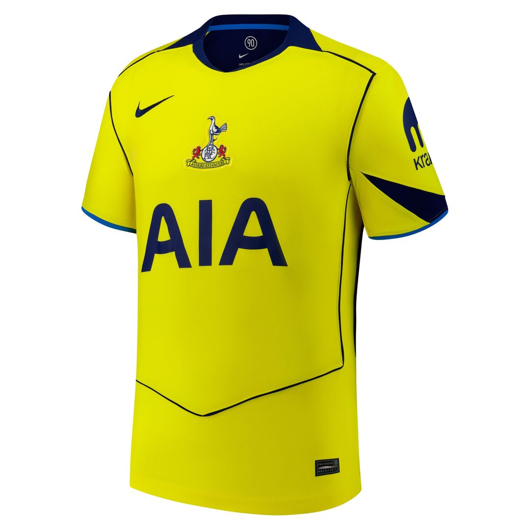Tottenham Hotspur Nike 2025/26 Home Replica Custom Jersey - White