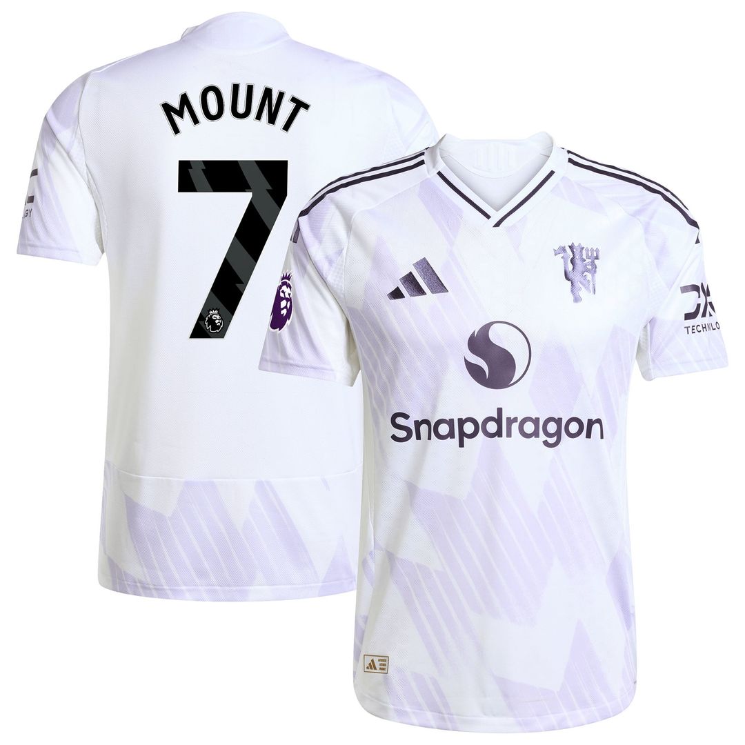 Mason Mount Manchester United adidas 2025/26 Third Authentic Player Jersey - Black