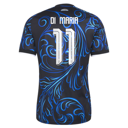 Angel Di Maria Argentina National Team adidas 2026 Away Replica Jersey - Black