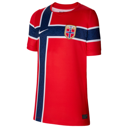 Norway National Team Nike Youth 2026 Home Stadium Replica Jersey - Red