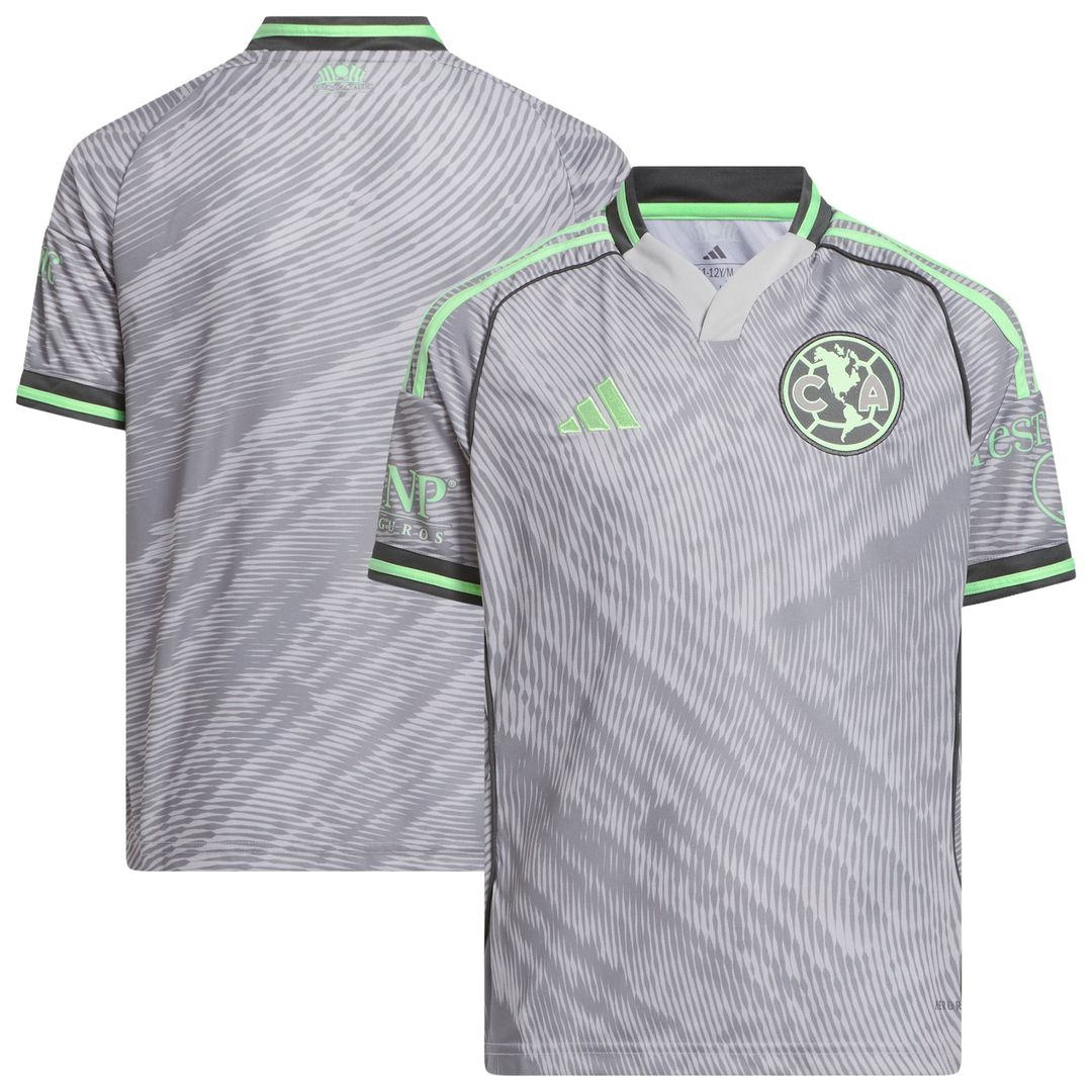 Club America adidas Youth 2025/26 Home Replica Jersey - Yellow