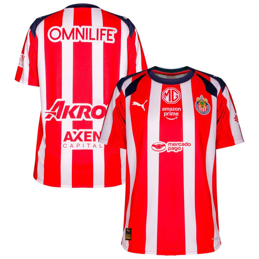 Chivas Puma Youth 2025/26 Home Replica Jersey - Red