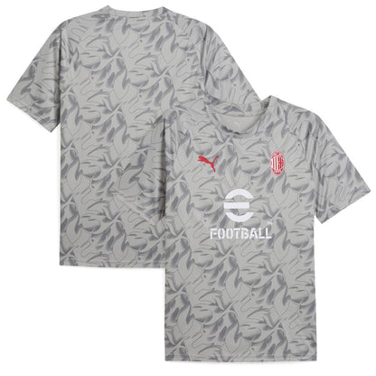 AC Milan Puma 2025/26 Pre-Match Training Jersey - Gray