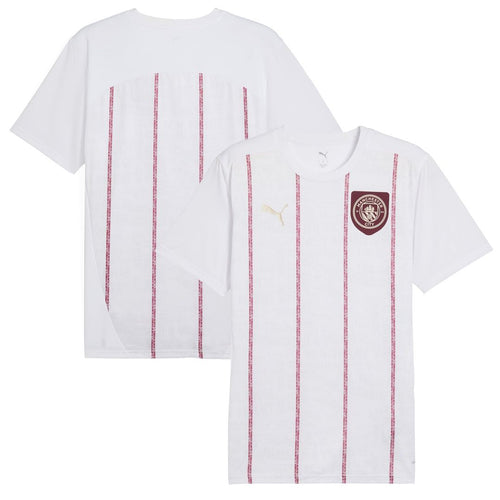 Manchester City Puma 2024/25 Pre-Match Training Jersey - White