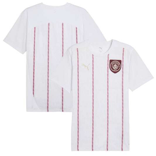 Manchester City Puma 2024/25 Pre-Match Training Jersey - White