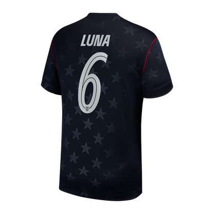 Diego Luna USMNT Nike 2026/27 Away Stadium Replica Jersey - Blue