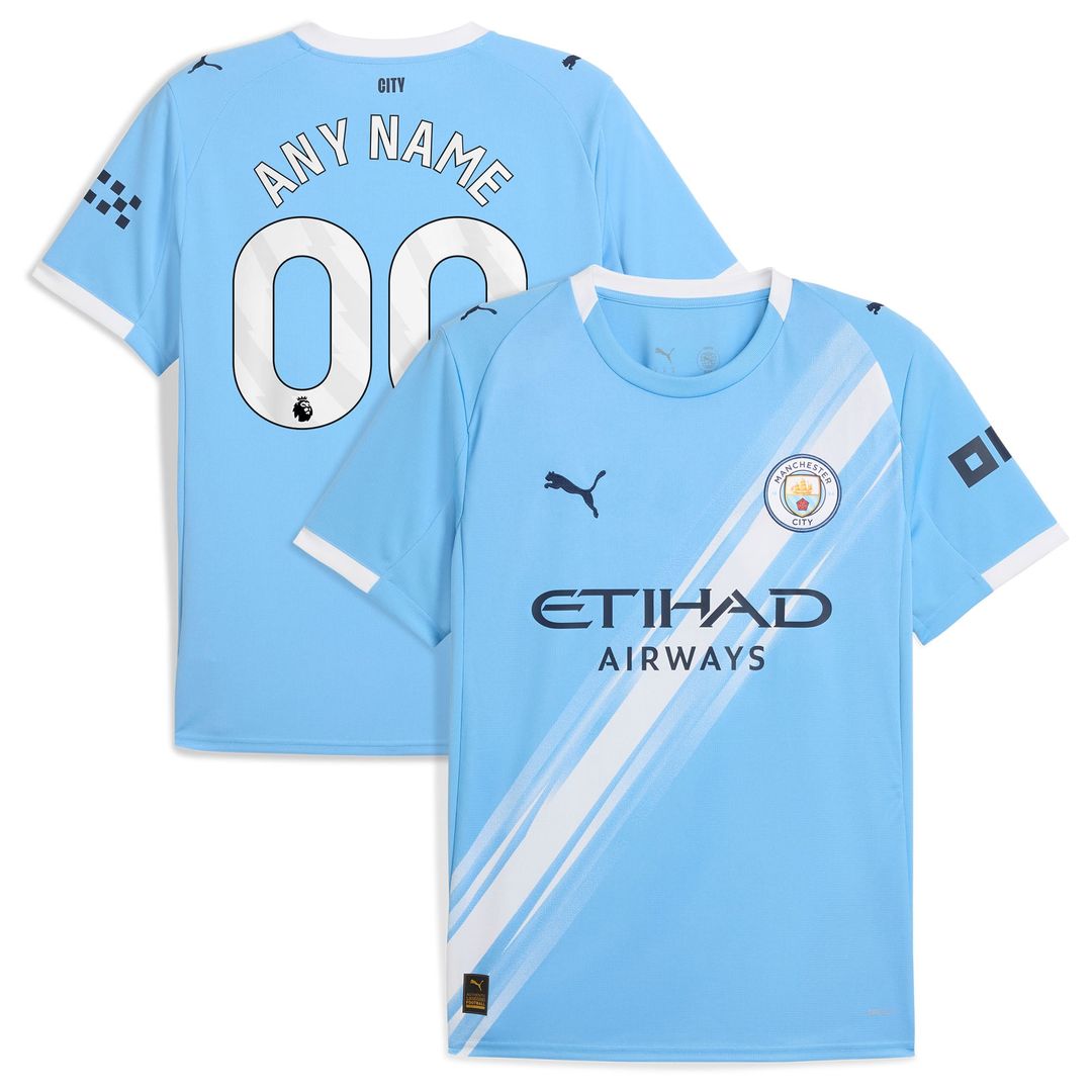 Manchester City Puma 2025/26 Third Replica Custom Jersey - Green/Neon Green