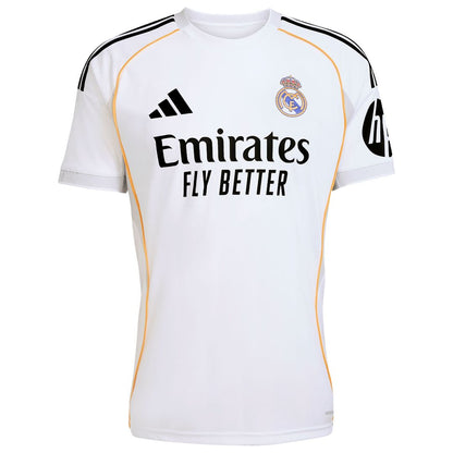 Kylian Mbappé Real Madrid adidas 2025/26 Home Replica Player Jersey - White