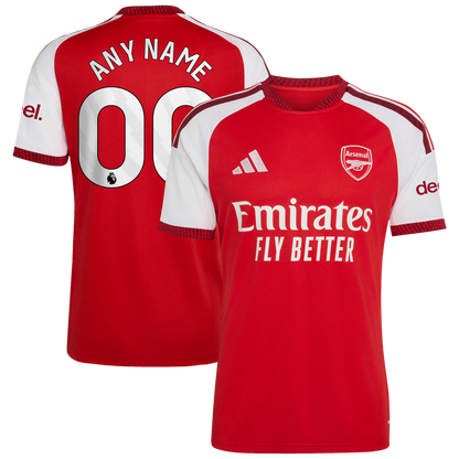 Arsenal adidas 2026/27 Home Replica Custom Jersey - Red
