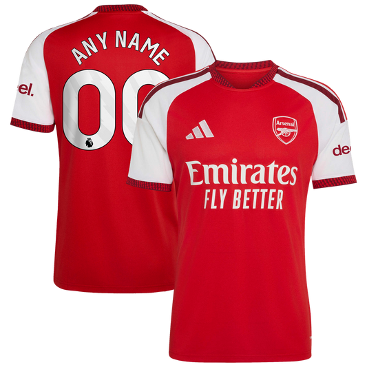 Arsenal adidas 2026/27 Home Replica Custom Jersey - Red