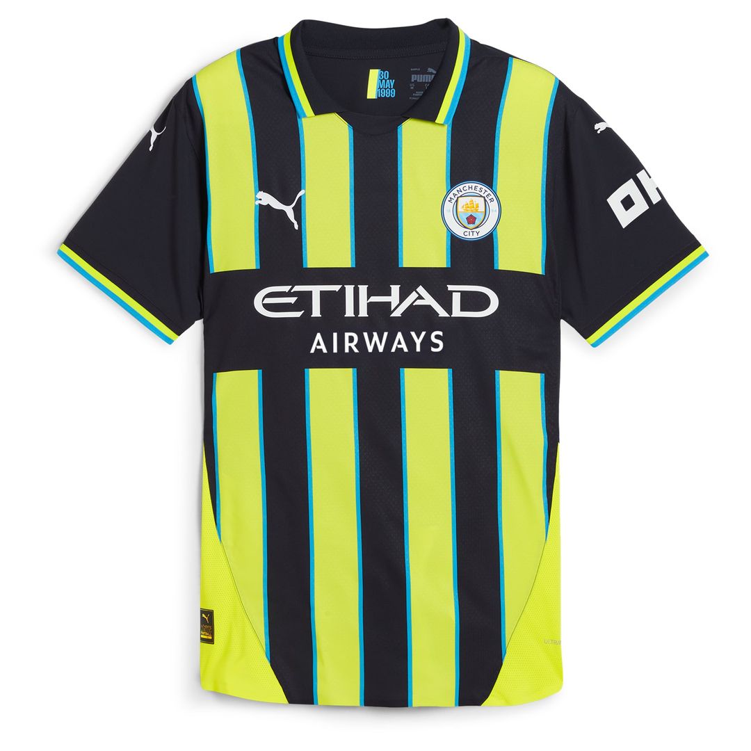 Manchester City Puma 2024/25 Away Authentic Jersey - Black