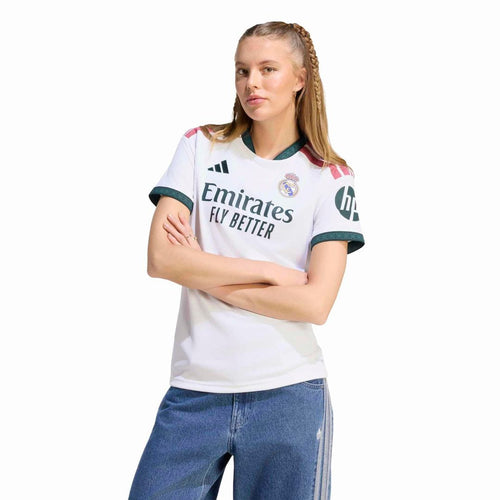 Real Madrid adidas Women's 2026/27 Home Replica Jersey - White