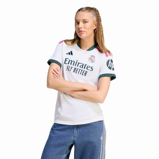 Real Madrid adidas Women's 2026/27 Home Replica Jersey - White