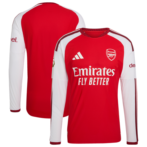 Arsenal adidas 2026/27 Home Authentic Long Sleeve Jersey - Red