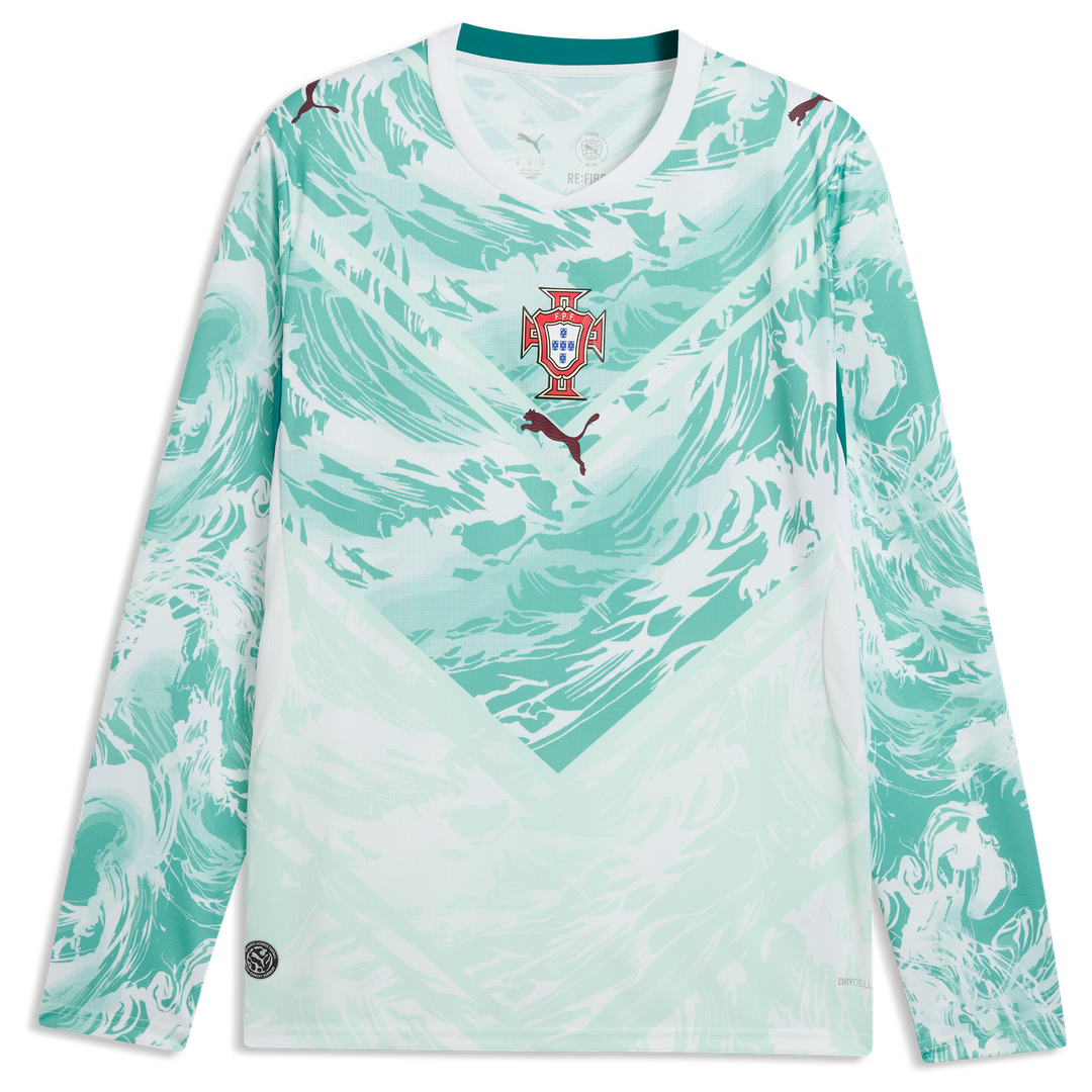 Portugal National Team Puma 2026 Away Replica Long Sleeve Jersey - White