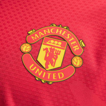 Manchester United adidas 2026/27 Home Authentic Long Sleeve Jersey - Red