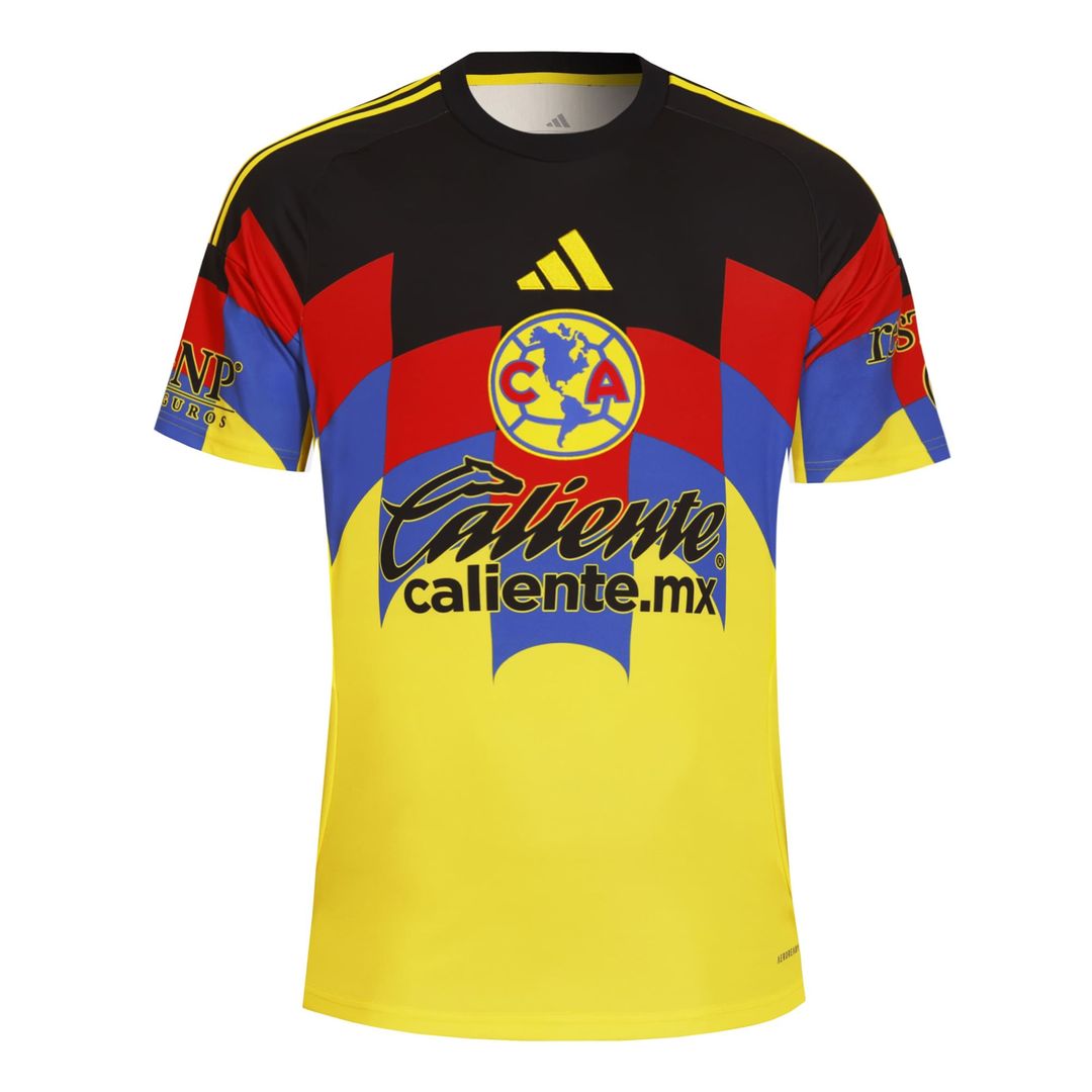 Club America adidas 2025/26 Home Replica Jersey - Yellow