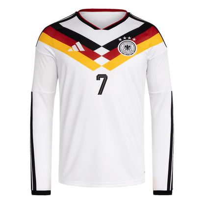 Kai Havertz Germany National Team adidas 2026 Home Replica Long Sleeve Jersey - White