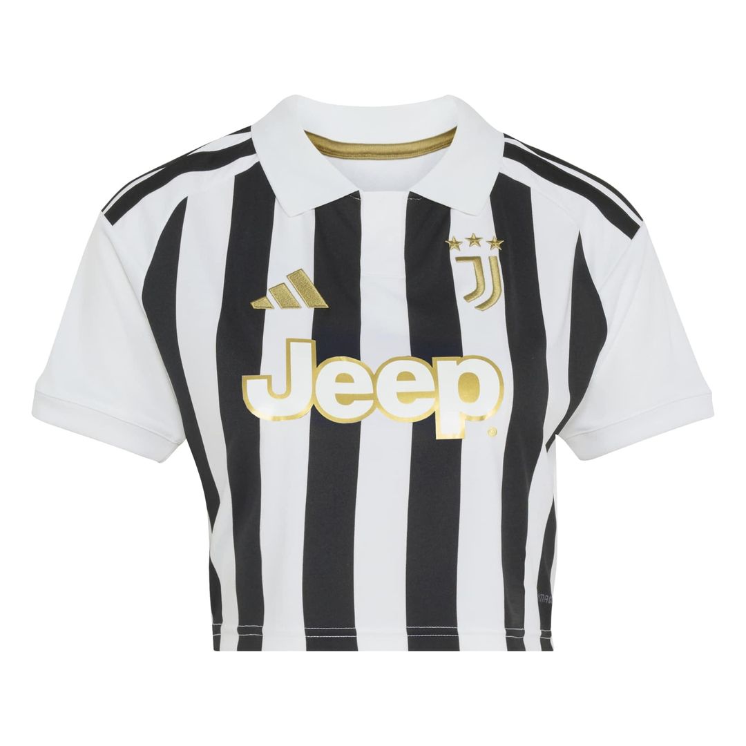 Juventus adidas Women's 2026/27 Home Replica Cropped Jersey - White