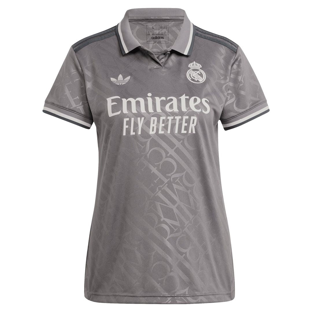 Vini Jr. Real Madrid adidas Originals Women's 2024/25 Third Replica Player Jersey - Charcoal