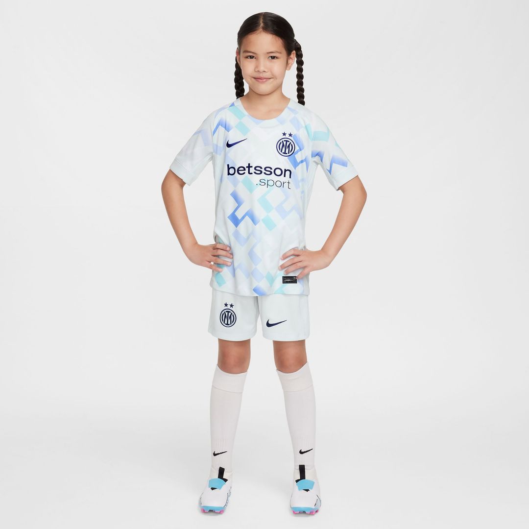 Inter Milan Nike Youth 2025/26 Away Replica Jersey - Aqua