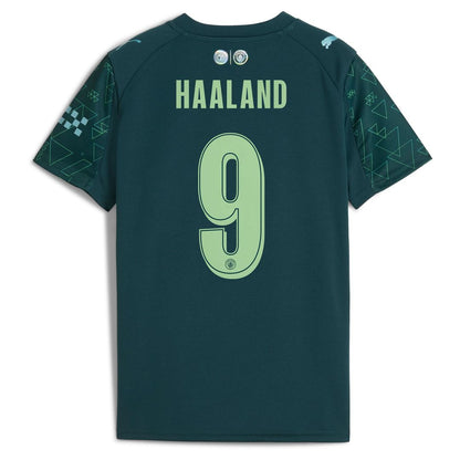 Erling Haaland Manchester City Puma x EA SPORTS FC Youth 2025/26 Fourth Jersey - Green