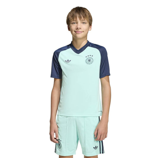 Germany National Team adidas Youth 2026 Pre-Match Top - Turquoise