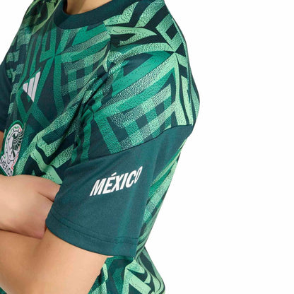 Mexico National Team adidas Youth 2026 Pre-Match Top - Green