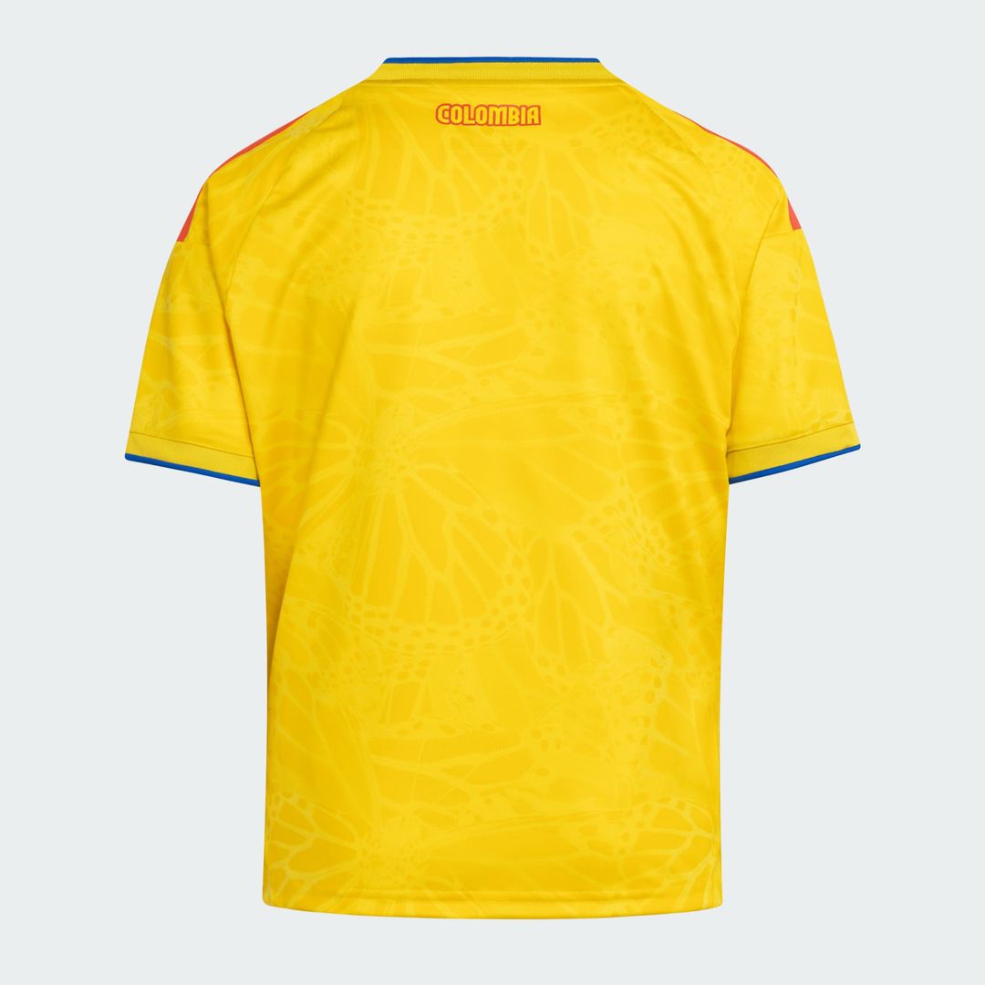 Colombia National Team adidas Youth 2026 Home Replica Jersey - Yellow