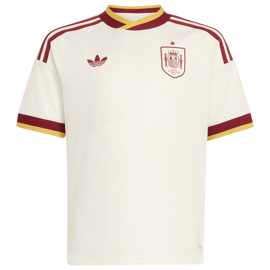 Spain National Team adidas Youth 2026 Away Replica Jersey - White