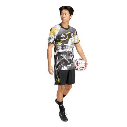 Real Madrid x Marvel adidas AEROREADY 2025/26 Pre-Match Top - White