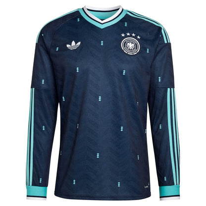 Germany National Team adidas 2026 Away Replica Long Sleeve Jersey - Navy
