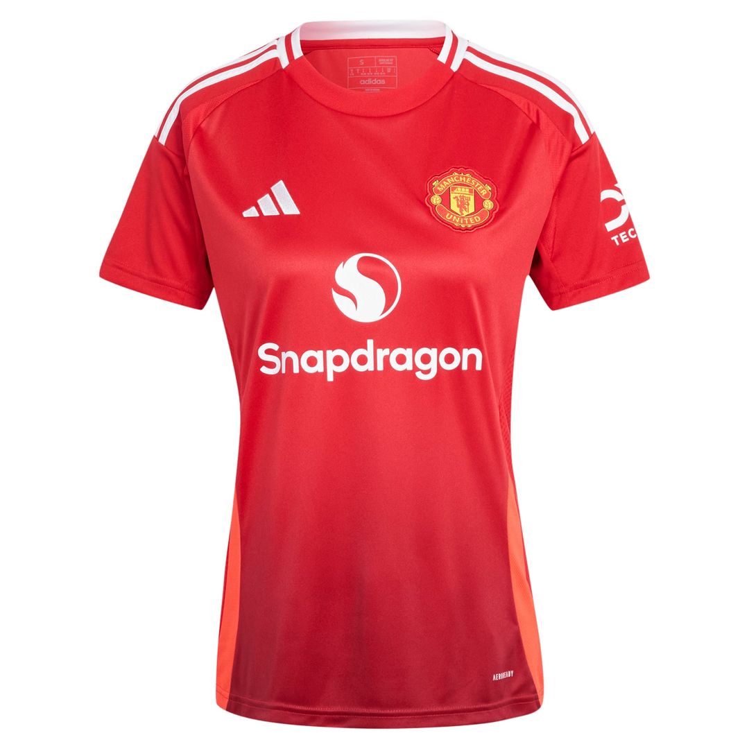 Rasmus Højlund Manchester United adidas Originals Women's 2024/25 Third Replica Jersey - Cream