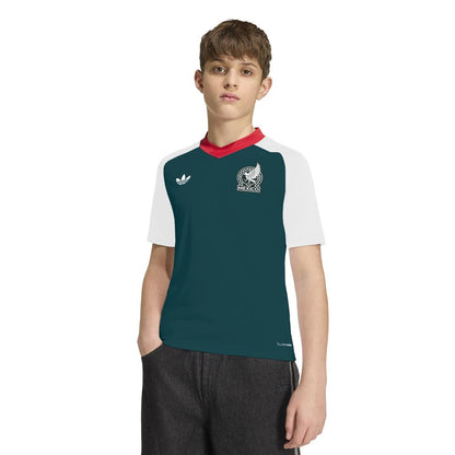 Mexico National Team adidas Youth 2026 Pre-Match Top - Green