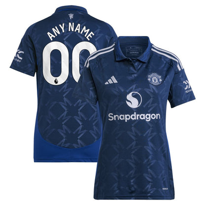 Manchester United adidas Women's 2024/25 Home Replica Custom Jersey - Red