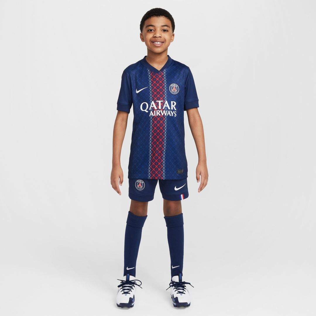 Paris Saint-Germain Nike Youth 2025/26 Home Replica Jersey - Navy