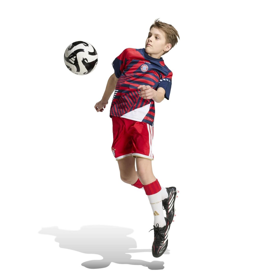 Bayern Munich adidas Youth 2026/27 Pre-Match Home Training Jersey - Blue/Red