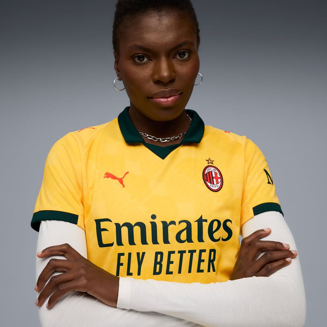 AC Milan Puma Women's 2025/26 Third Replica Jersey - Yellow