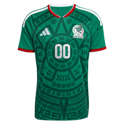 Mexico National Team adidas 2026 Home Replica Custom Jersey - Green
