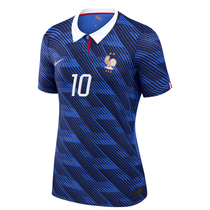 Kylian Mbappé France National Team Nike Women's 2026 Home Match Authentic Jersey - Blue
