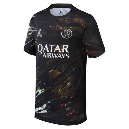 Paris Saint-Germain Jordan Brand Youth 2025/26 Fifth Stadium Replica Jersey - Black