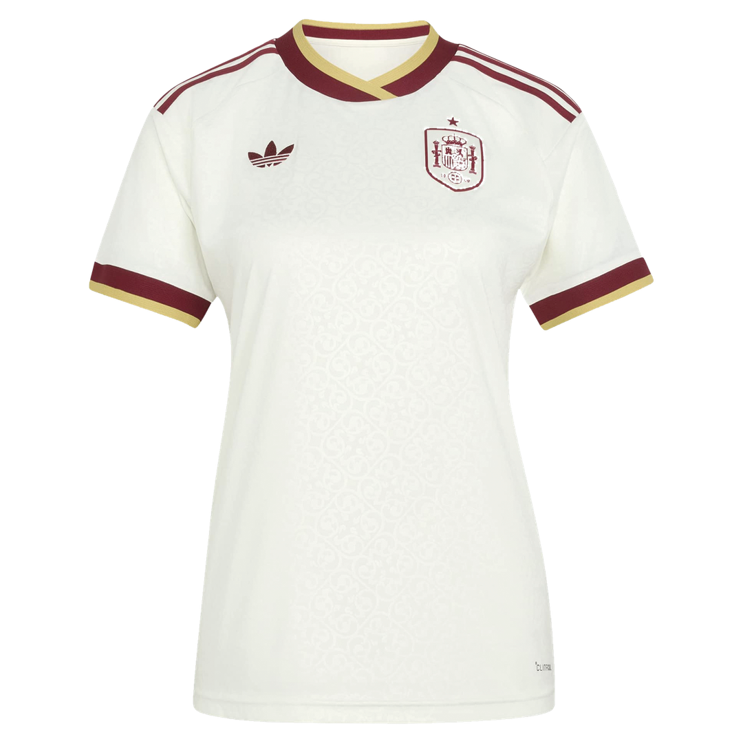 Spain National Team adidas Women's 2026 Away Replica Jersey - White