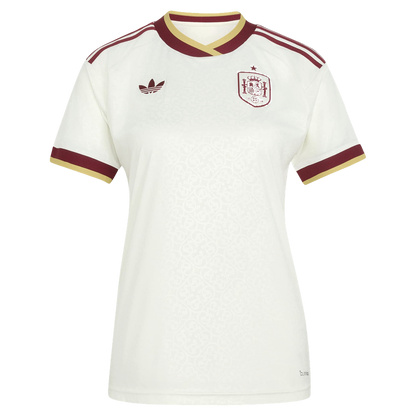 Spain National Team adidas Women's 2026 Away Replica Jersey - White