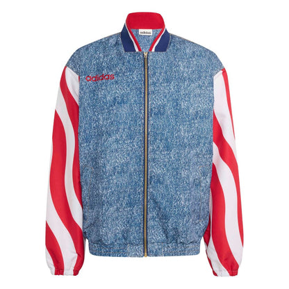 adidas USA 1994 Denim Graphic Full-Zip Track Jacket - Blue