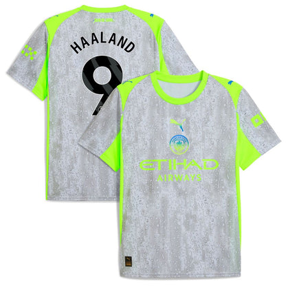 Manchester City Puma 2025/26 Third Replica Jersey - Green/Neon Green