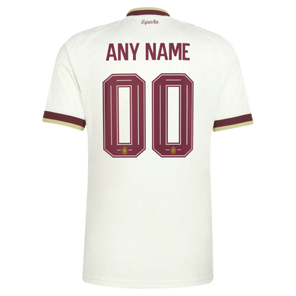 Spain National Team adidas 2026 Away Replica Custom Jersey - White