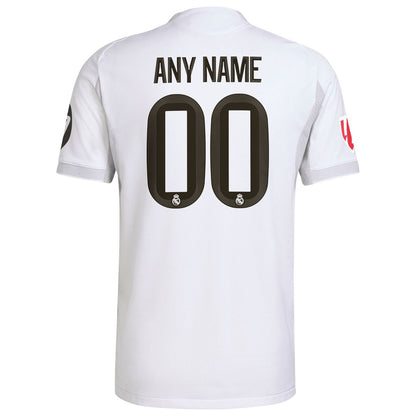 Real Madrid adidas 2025/26 Home Authentic Custom Jersey - White