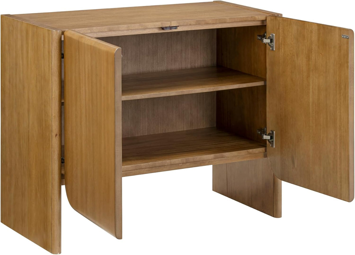 Mid-Century Storage Cabinet – Modern Entryway & Living Room Organize